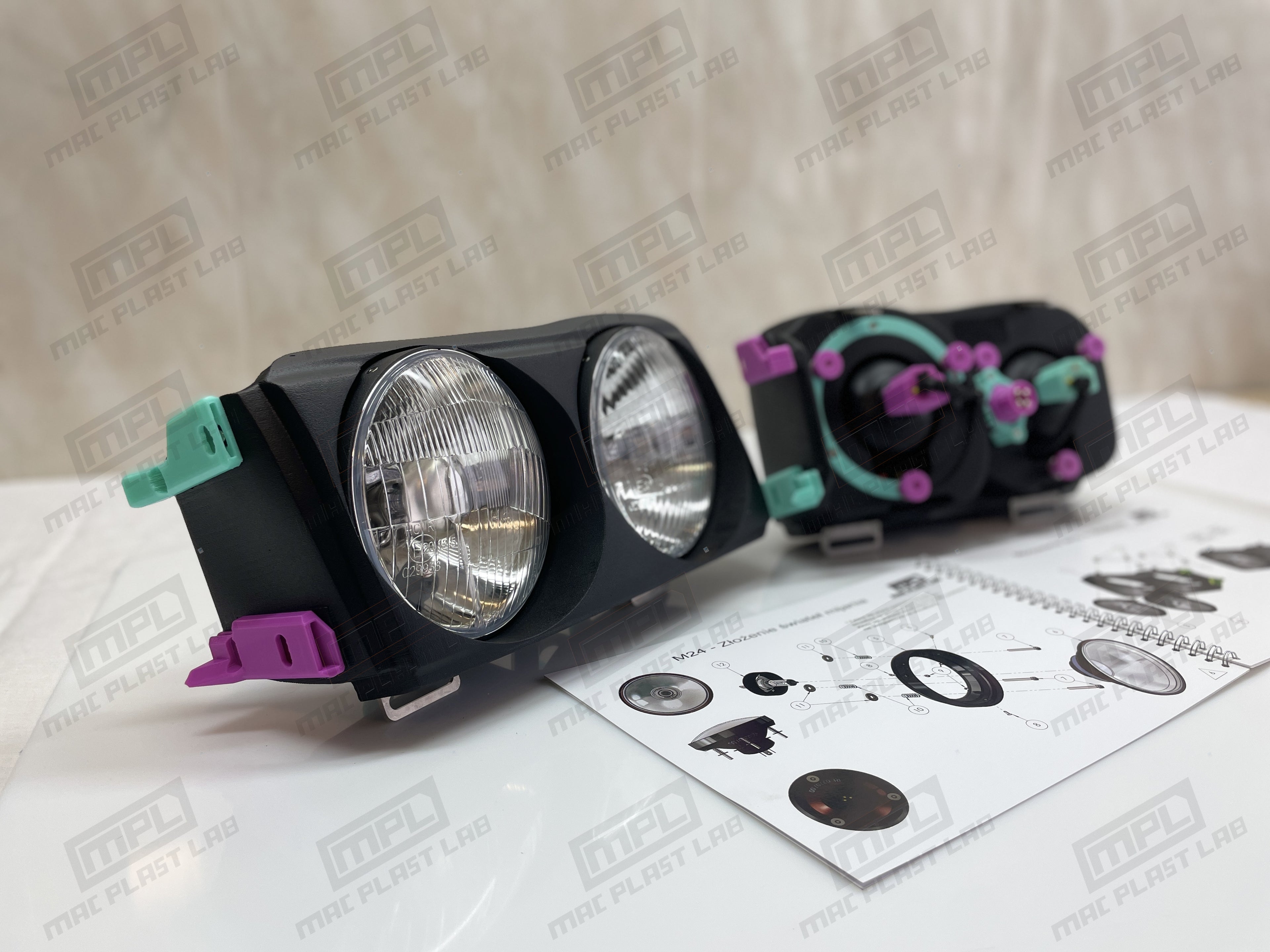 Reflektory MPL Sportline (typu Votex) Audi B3 B4
