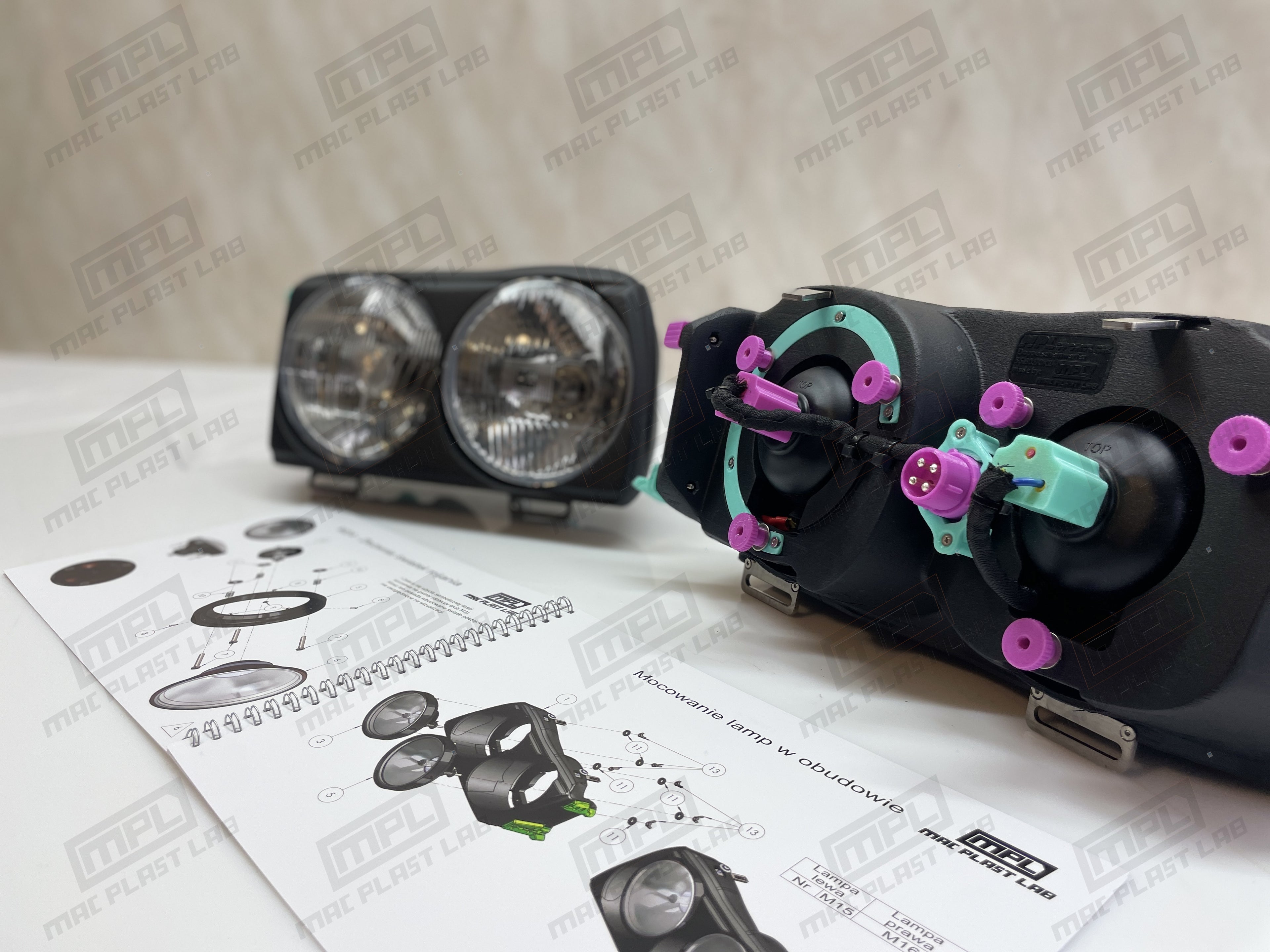 Reflektory MPL Sportline (typu Votex) Audi B3 B4